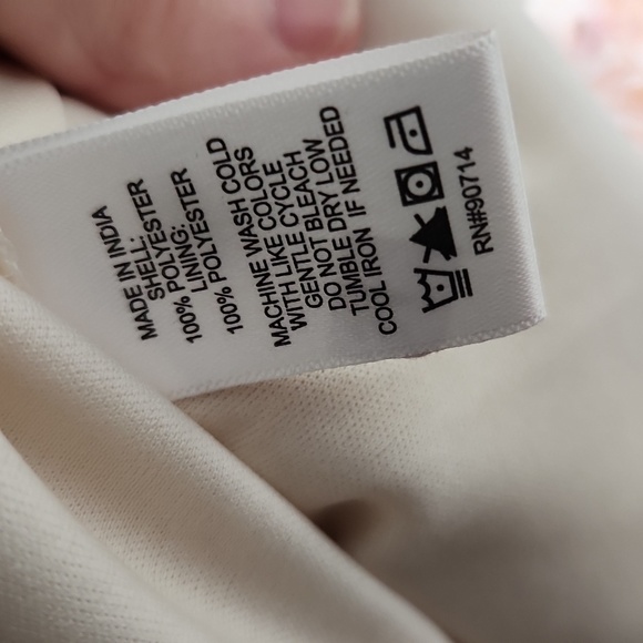 1 State Dress Womens Size M Floral Keyhole Button Sleeveless Ruffel - Picture 4 of 9